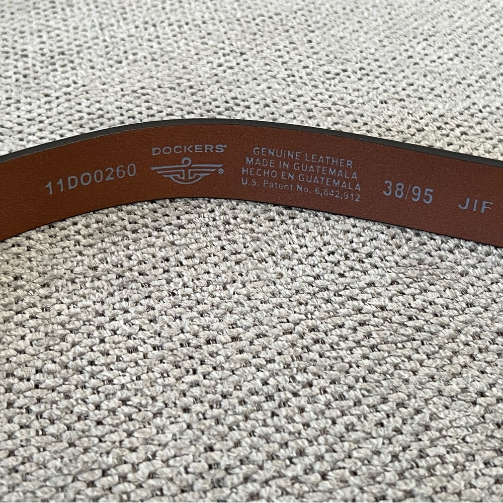Dockers Leather‎ Belt 38 - Picture 2 of 4